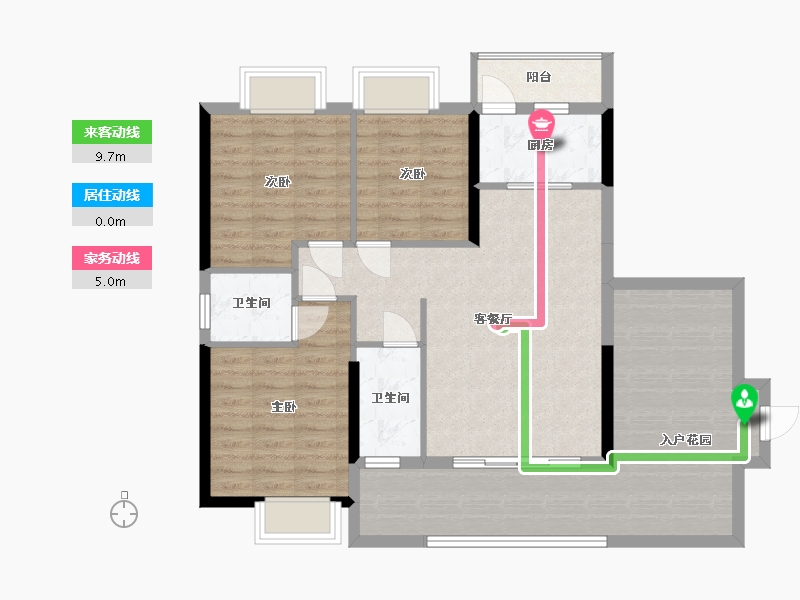 广东省-惠州市-天韵华府-99.46-户型库-动静线