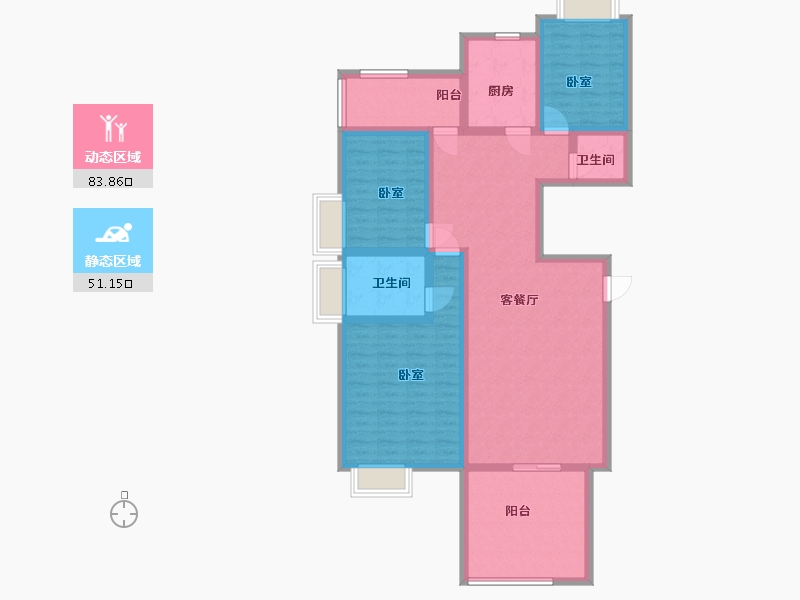 广东省-汕头市-中信华庭-120.52-户型库-动静分区