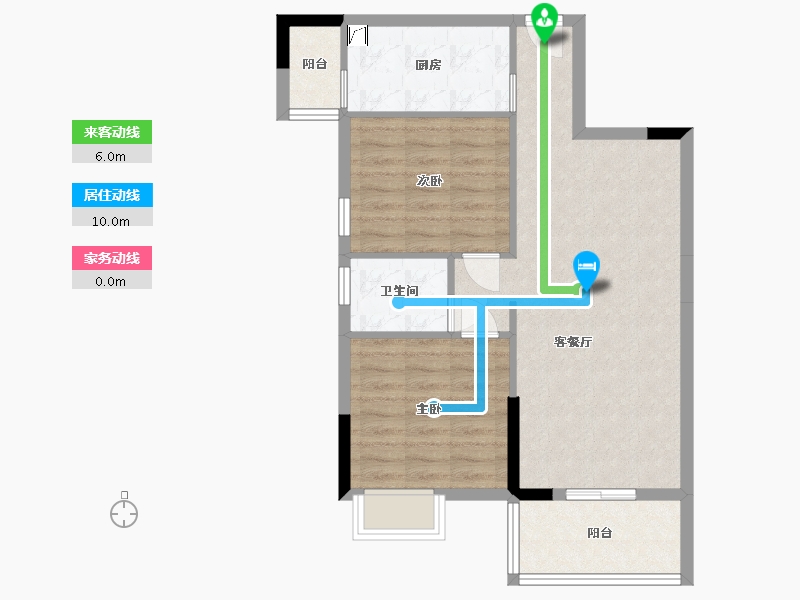 广东省-河源市-铭成·华瑞美苑-69.69-户型库-动静线