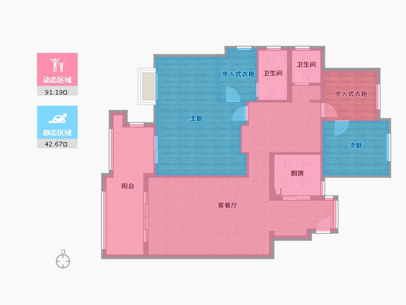 湖北省-宜昌市-智禧湾-120.56-户型库-动静分区