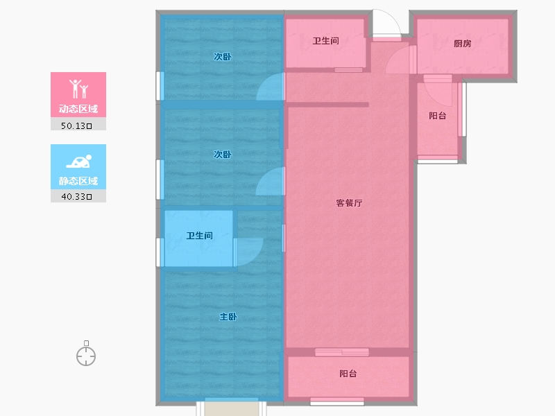 云南省-昆明市-国福现代城-80.80-户型库-动静分区