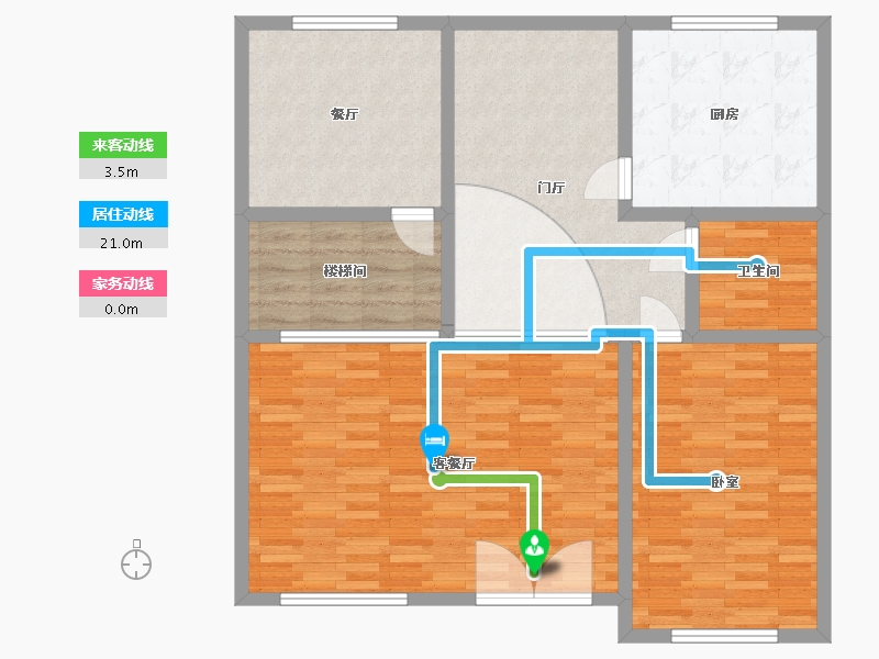 河南省-周口市-小区房-111.25-户型库-动静线