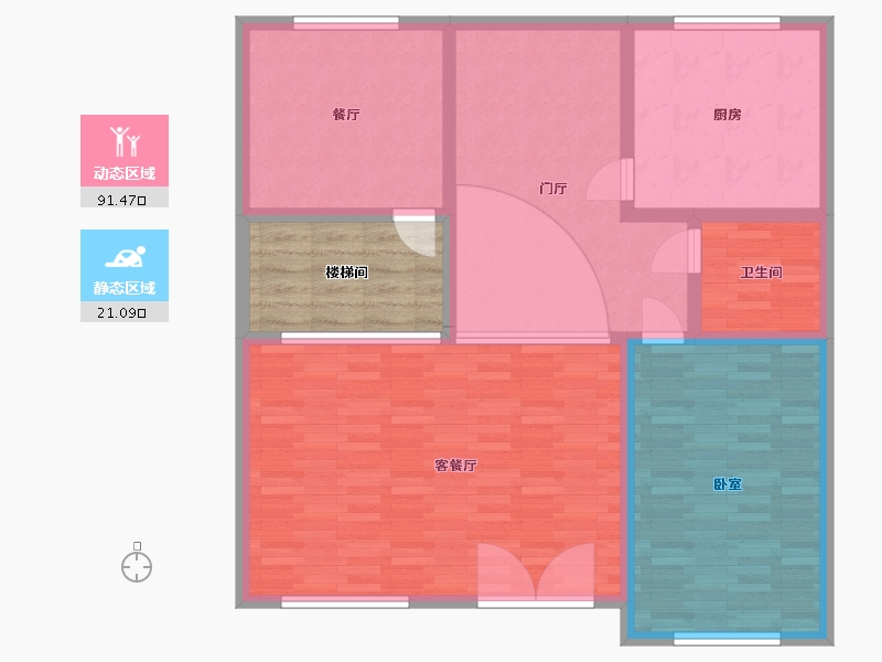 河南省-周口市-小区房-111.25-户型库-动静分区