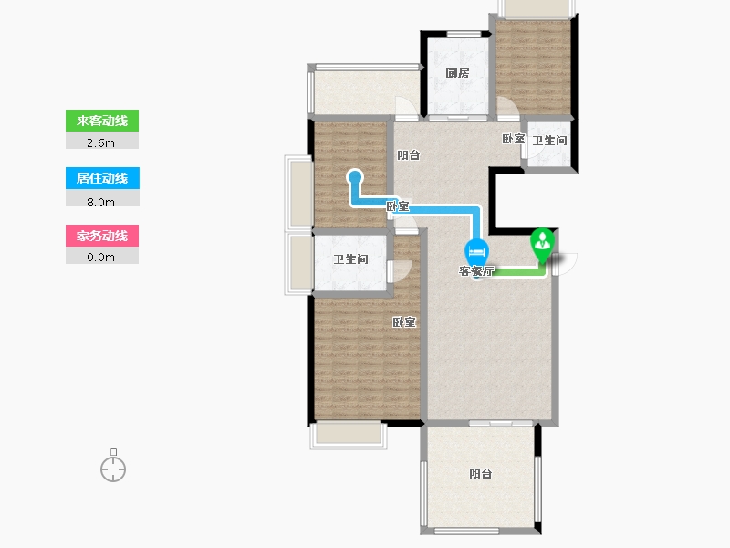 广东省-汕头市-中信华庭-127.29-户型库-动静线