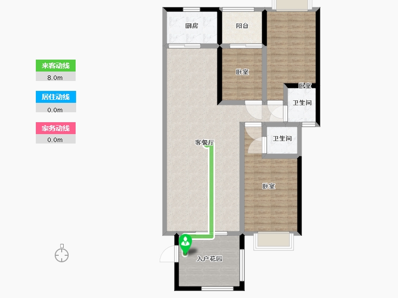 广东省-汕头市-中信华庭-104.01-户型库-动静线