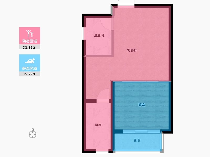 河北省-唐山市-福鑫家园-43.09-户型库-动静分区