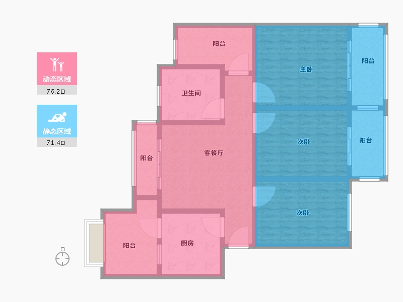 湖北省-武汉市-湖北省农村农业厅-132.00-户型库-动静分区