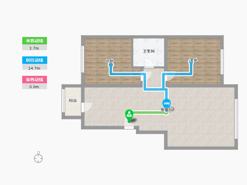 黑龙江省-伊春市-西林-91.80-户型库-动静线