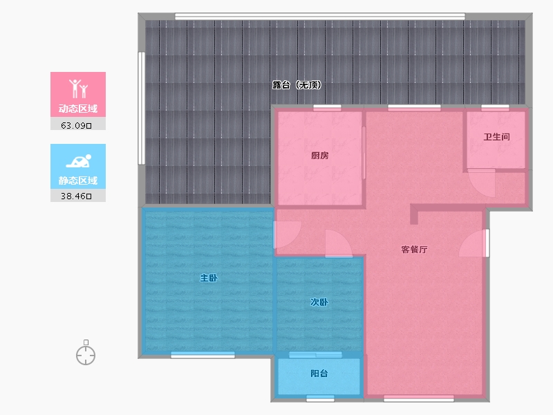 宁夏回族自治区-银川市-长城惠兰园C区-146.01-户型库-动静分区