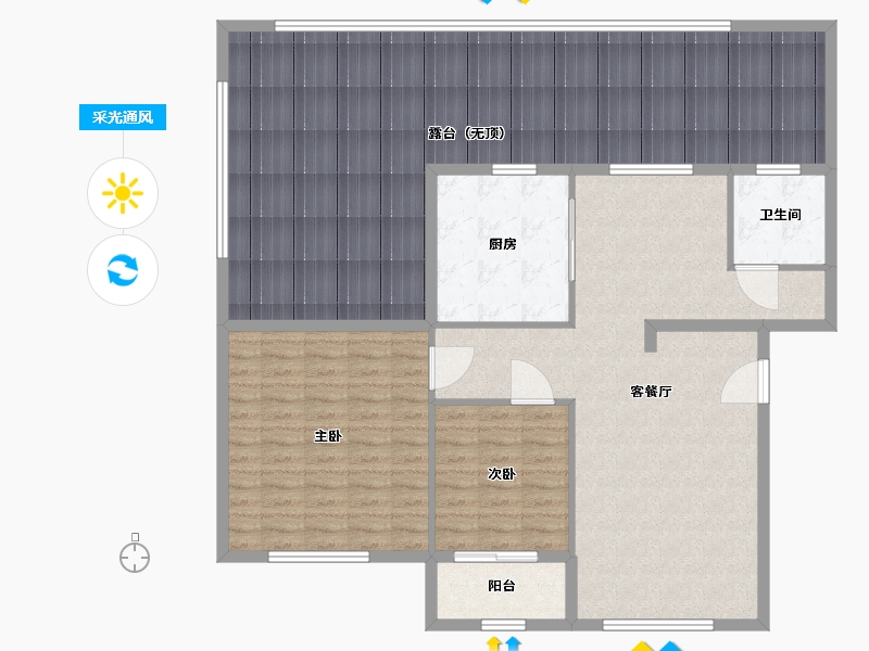 宁夏回族自治区-银川市-长城惠兰园C区-146.01-户型库-采光通风