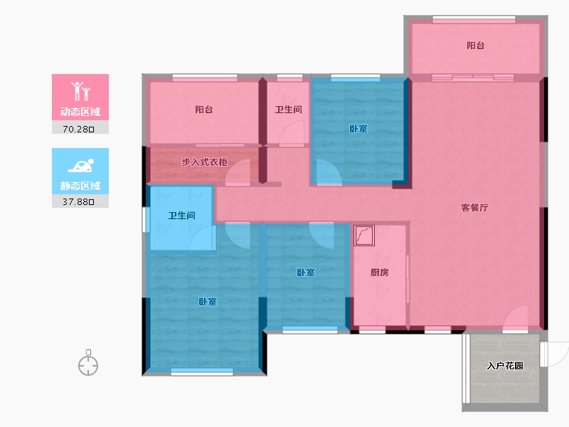 广西壮族自治区-柳州市-通建中天城-101.45-户型库-动静分区