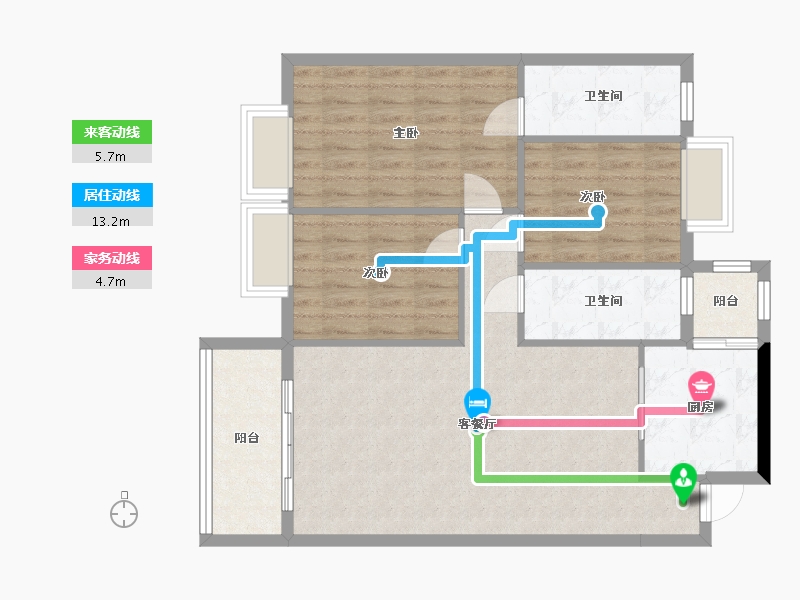 广东省-阳江市-平岗新城-88.94-户型库-动静线