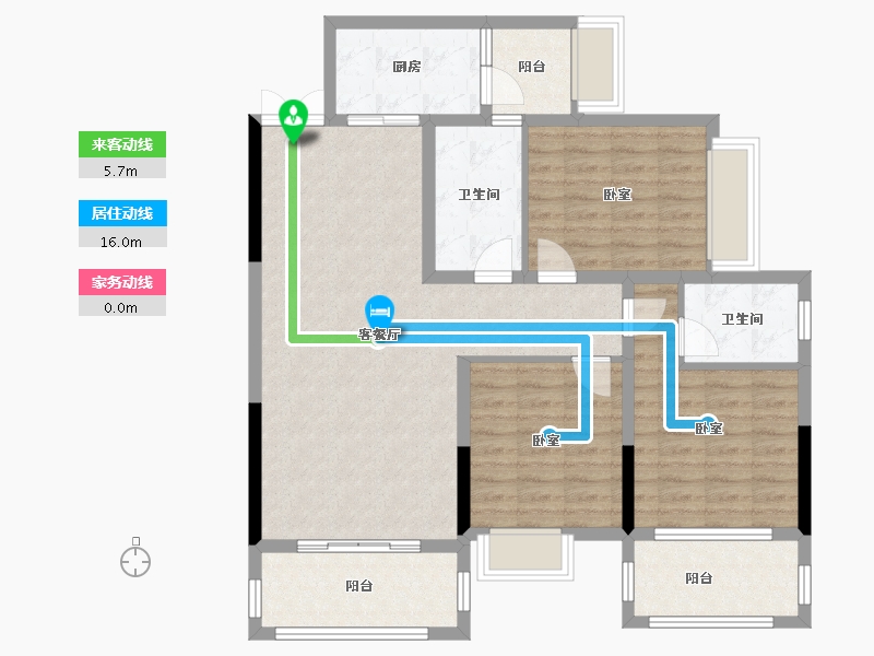 四川省-成都市-山水华府-103.27-户型库-动静线