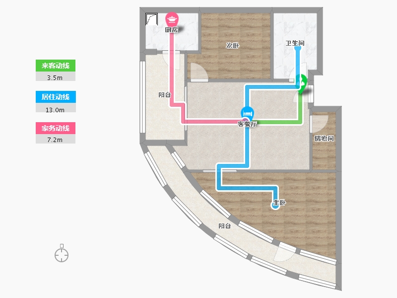 四川省-成都市-花水湾国际度假区-75.89-户型库-动静线