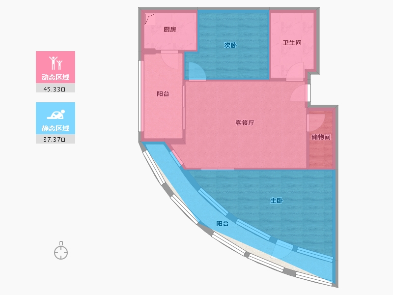 四川省-成都市-花水湾国际度假区-75.89-户型库-动静分区