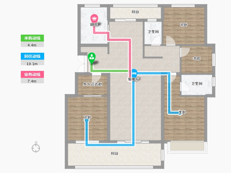 云南省-保山市-腾冲世纪城-129.61-户型库-动静线