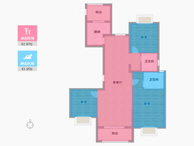 福建省-三明市-永星国际-96.00-户型库-动静分区