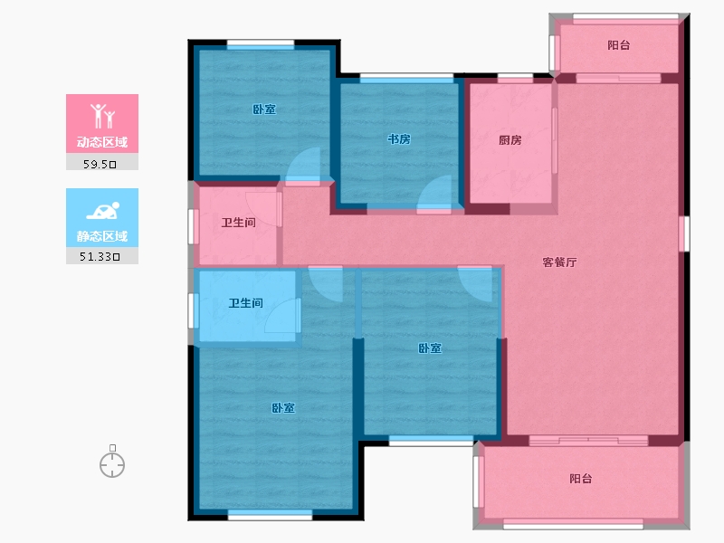 福建省-泉州市-奥园西溪半岛-99.01-户型库-动静分区