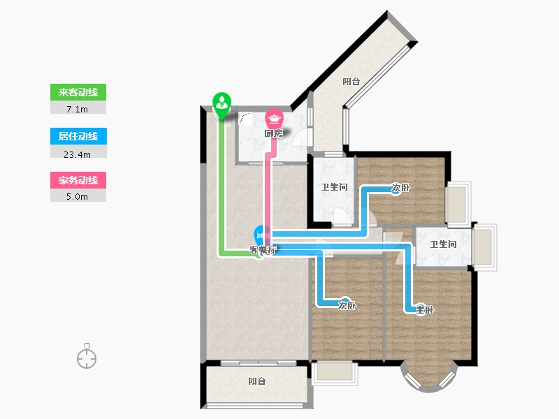 福建省-泉州市-万盛凤凰城-114.31-户型库-动静线