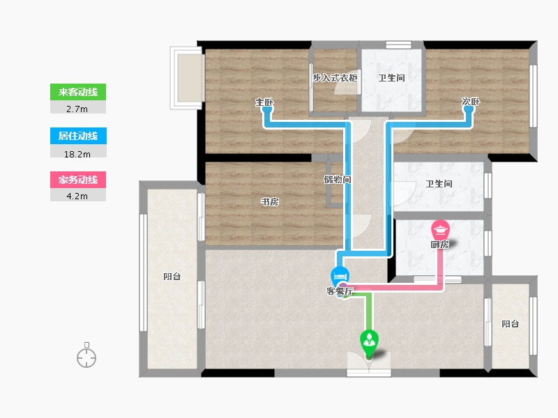 河南省-郑州市-郑州华侨城-98.93-户型库-动静线