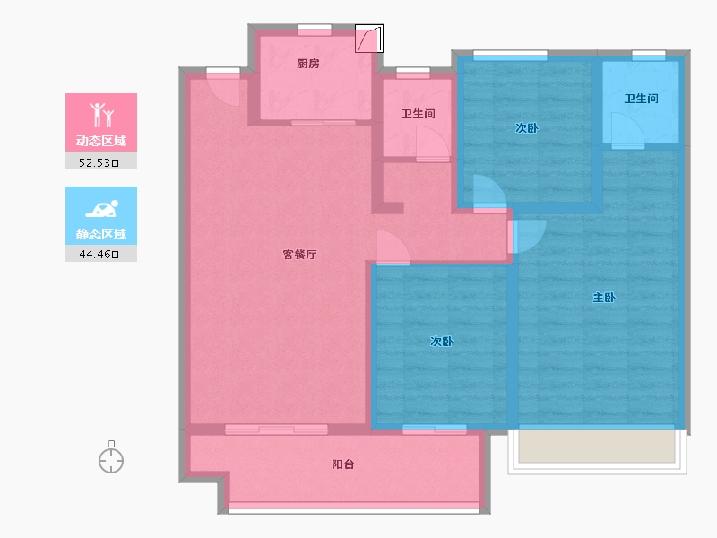 河南省-许昌市-中梁首府-86.00-户型库-动静分区