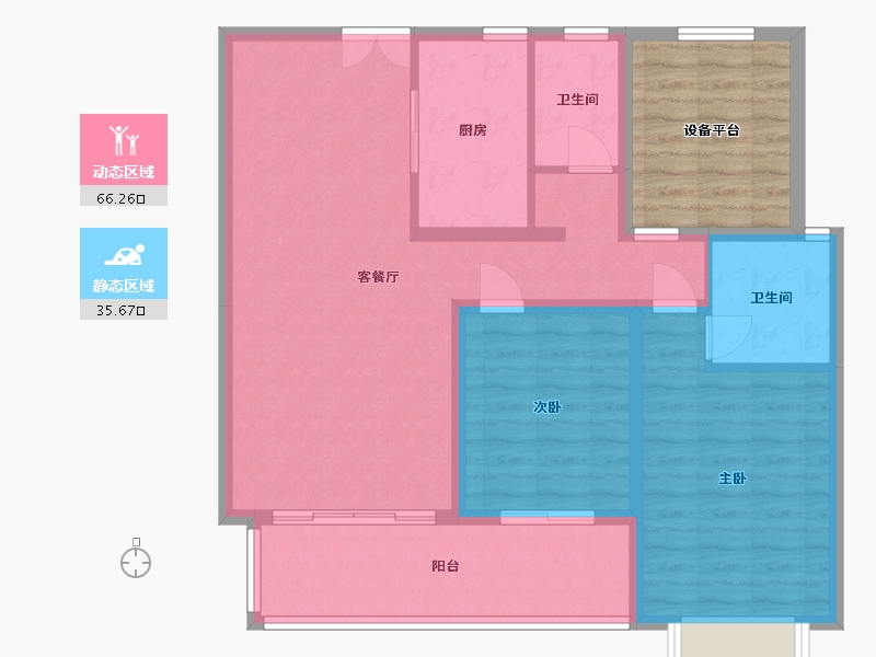 湖南省-邵阳市-华杰壹城-101.56-户型库-动静分区