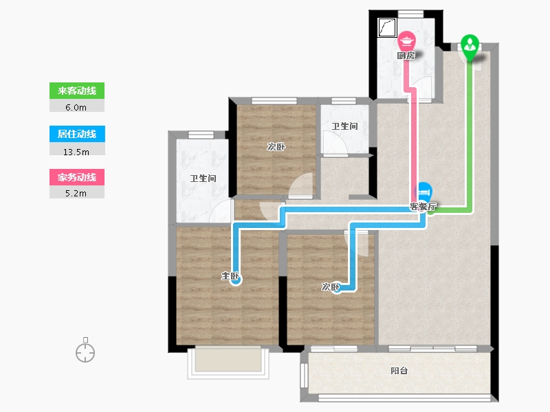 广东省-东莞市-东莞市技师学院-88.27-户型库-动静线