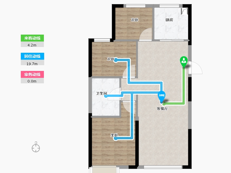 黑龙江省-哈尔滨市-恒大时代广场-82.35-户型库-动静线