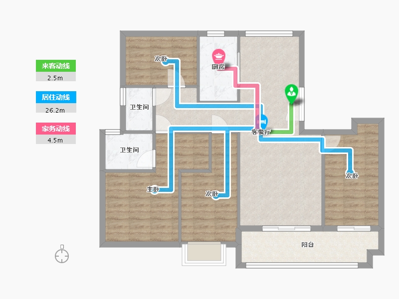 江西省-宜春市-江旅幸福城-94.41-户型库-动静线