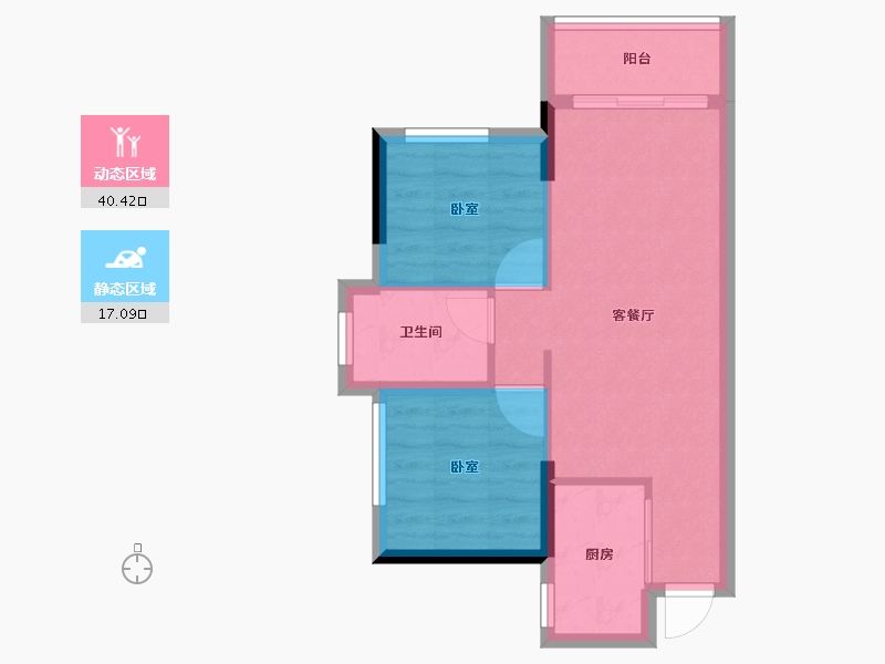 广东省-佛山市-金辉-51.36-户型库-动静分区