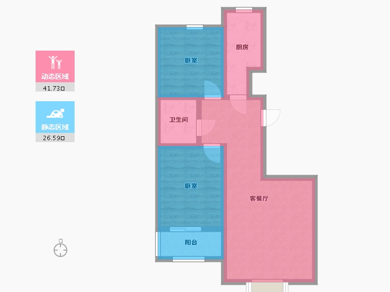 山西省-晋中市-春城国际-59.88-户型库-动静分区