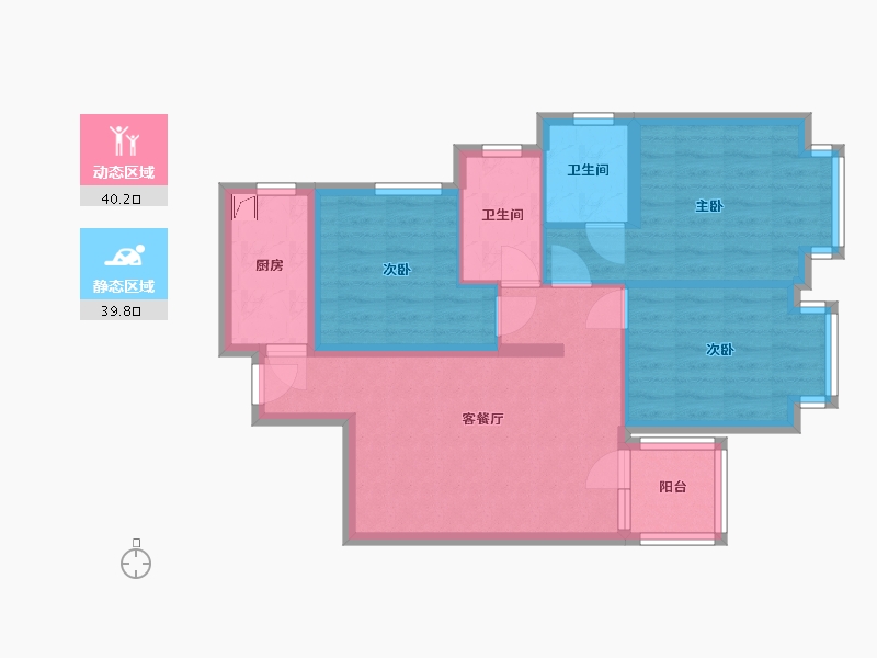 广西壮族自治区-南宁市-建工城-70.32-户型库-动静分区