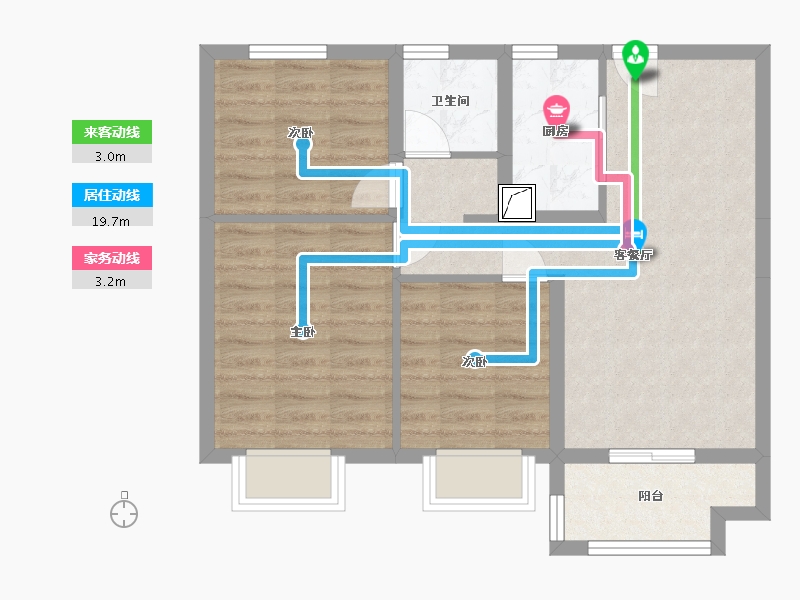 江苏省-南京市-悦江府-65.30-户型库-动静线