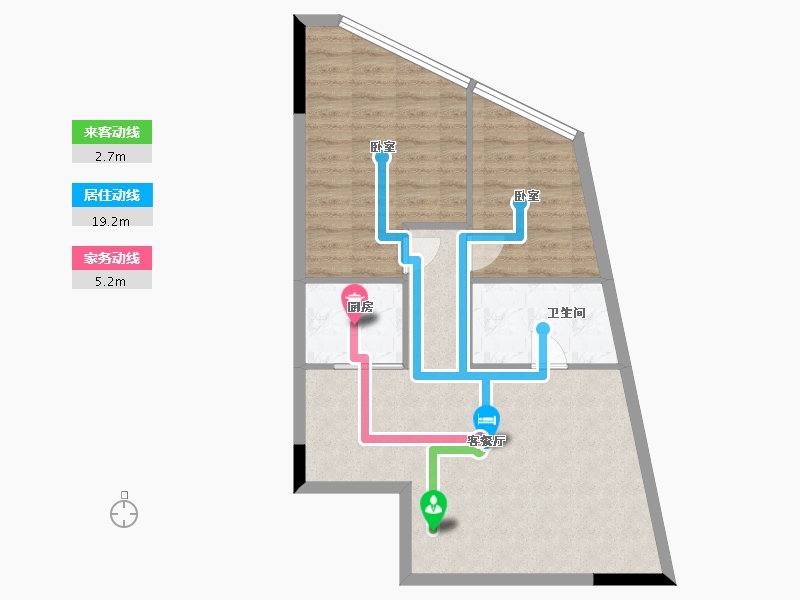 广东省-广州市-中惠壁珑湾-65.47-户型库-动静线