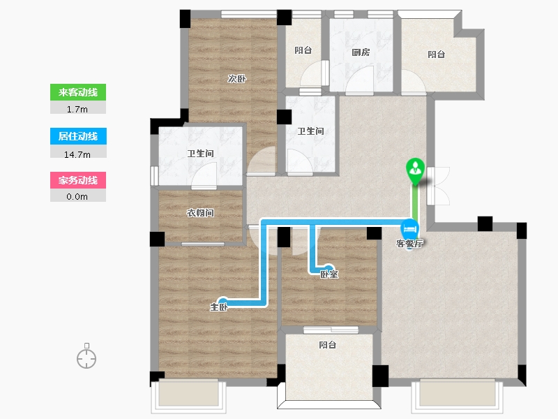 江苏省-南京市-高科荣域-101.03-户型库-动静线