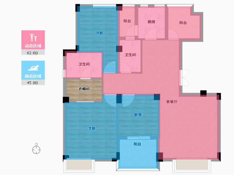 江苏省-南京市-高科荣域-101.03-户型库-动静分区