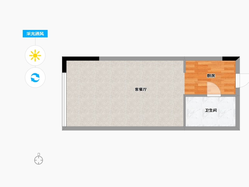 广东省-广州市-中惠壁珑湾-42.00-户型库-采光通风