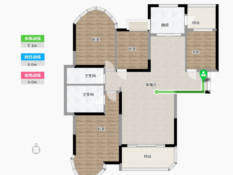 广东省-广州市-华南新城-139.21-户型库-动静线