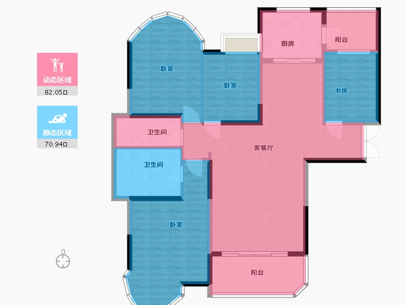 广东省-广州市-华南新城-139.21-户型库-动静分区