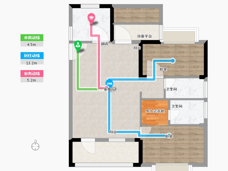 湖北省-武汉市-陌陌屋-79.00-户型库-动静线