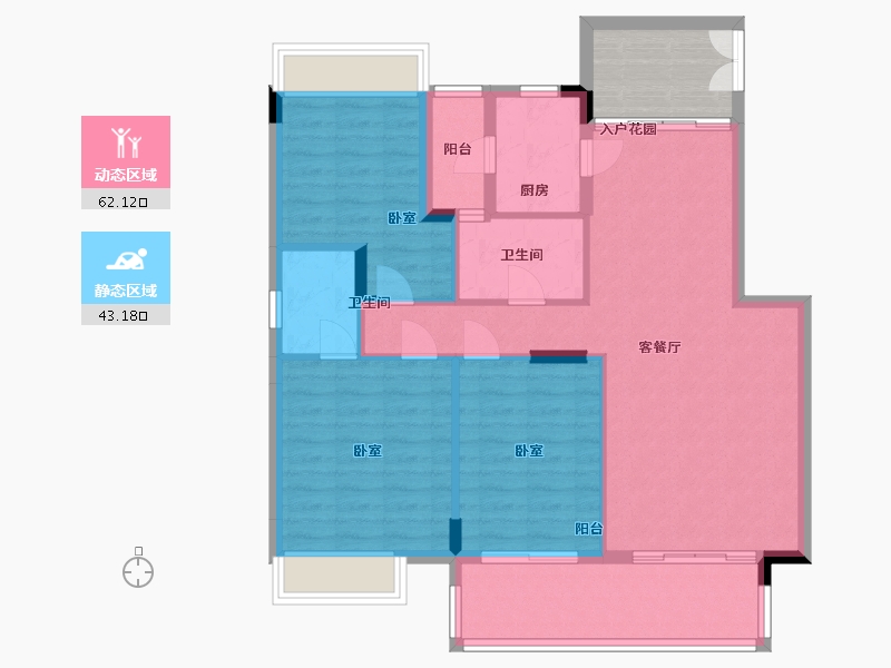 广东省-广州市-路劲悦峰-101.10-户型库-动静分区