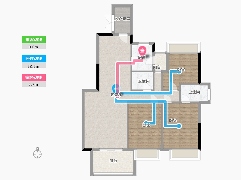 广东省-广州市-路劲悦峰-100.56-户型库-动静线