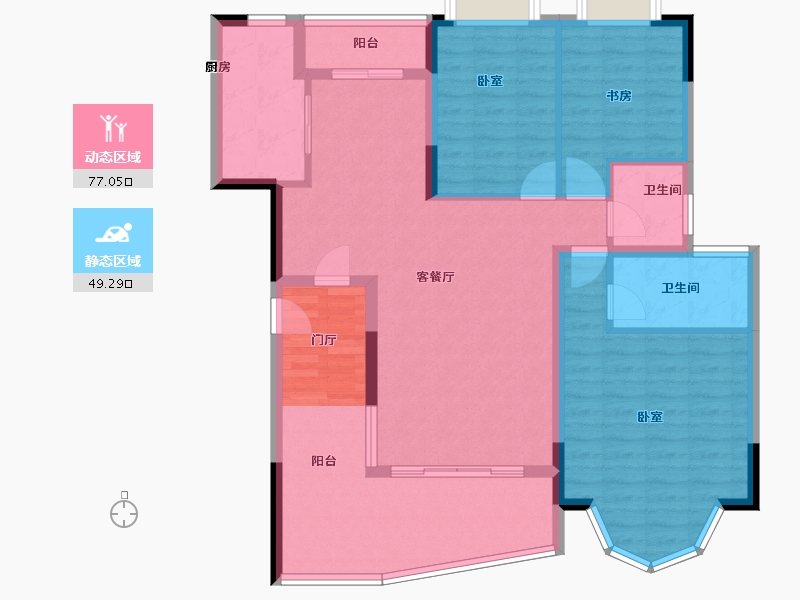 广东省-广州市-华南新城-114.00-户型库-动静分区