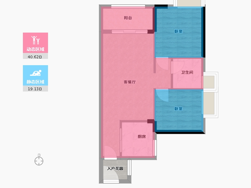 广东省-广州市-万科东荟城-56.00-户型库-动静分区