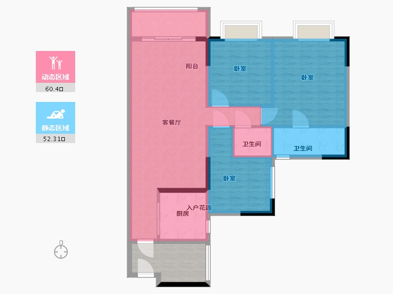 广东省-广州市-云山名都-110.21-户型库-动静分区