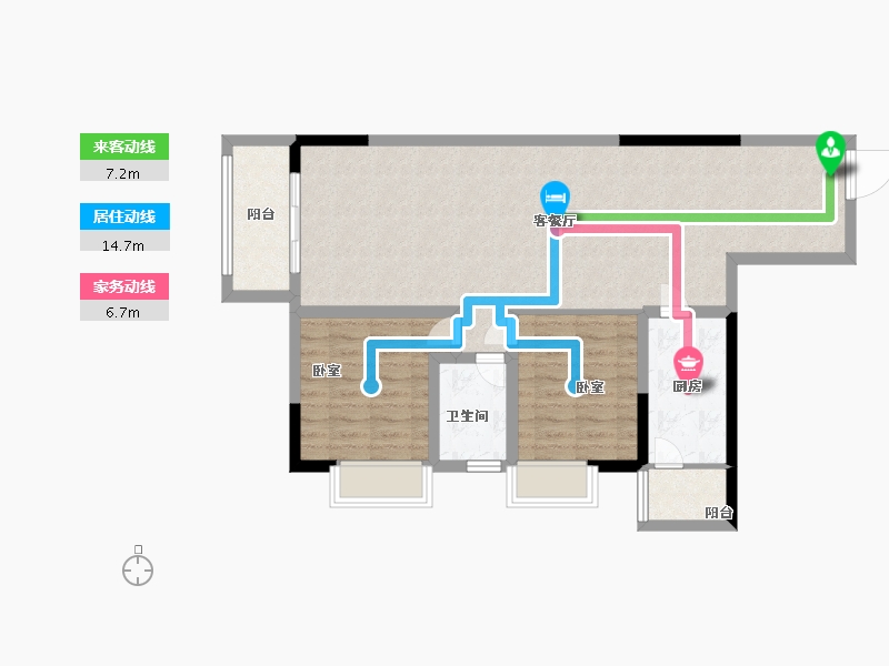 广东省-广州市-云山名都-83.00-户型库-动静线