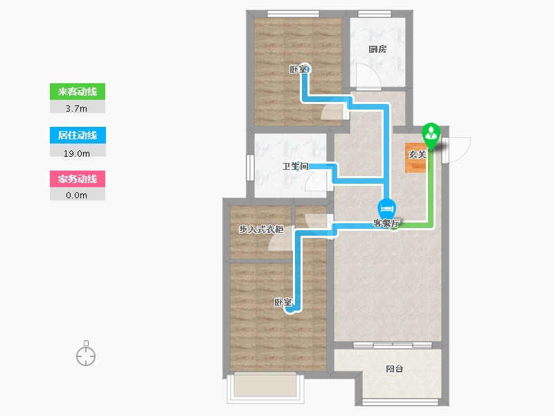 河北省-保定市-朝阳首府-73.00-户型库-动静线