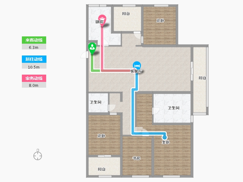 江苏省-常州市-金新鼎邦-184.00-户型库-动静线