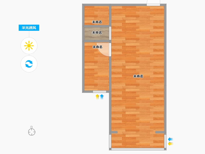 北京-北京市-芳城东里-30.23-户型库-采光通风