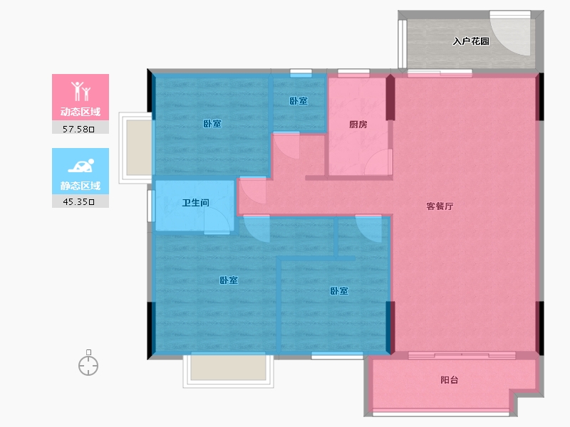 湖南省-郴州市-26度阳光-99.92-户型库-动静分区